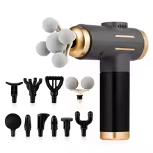 Deep Tissue Massage Gun – 10-Piece Massage Head Set