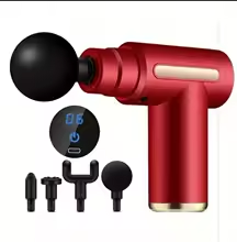 Smart Deep Tissue Massage Gun – 4-Piece Massage Head Set