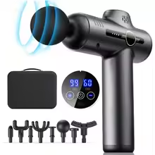 Professional Deep Tissue Massage Gun – 6-Piece Massage Head Set