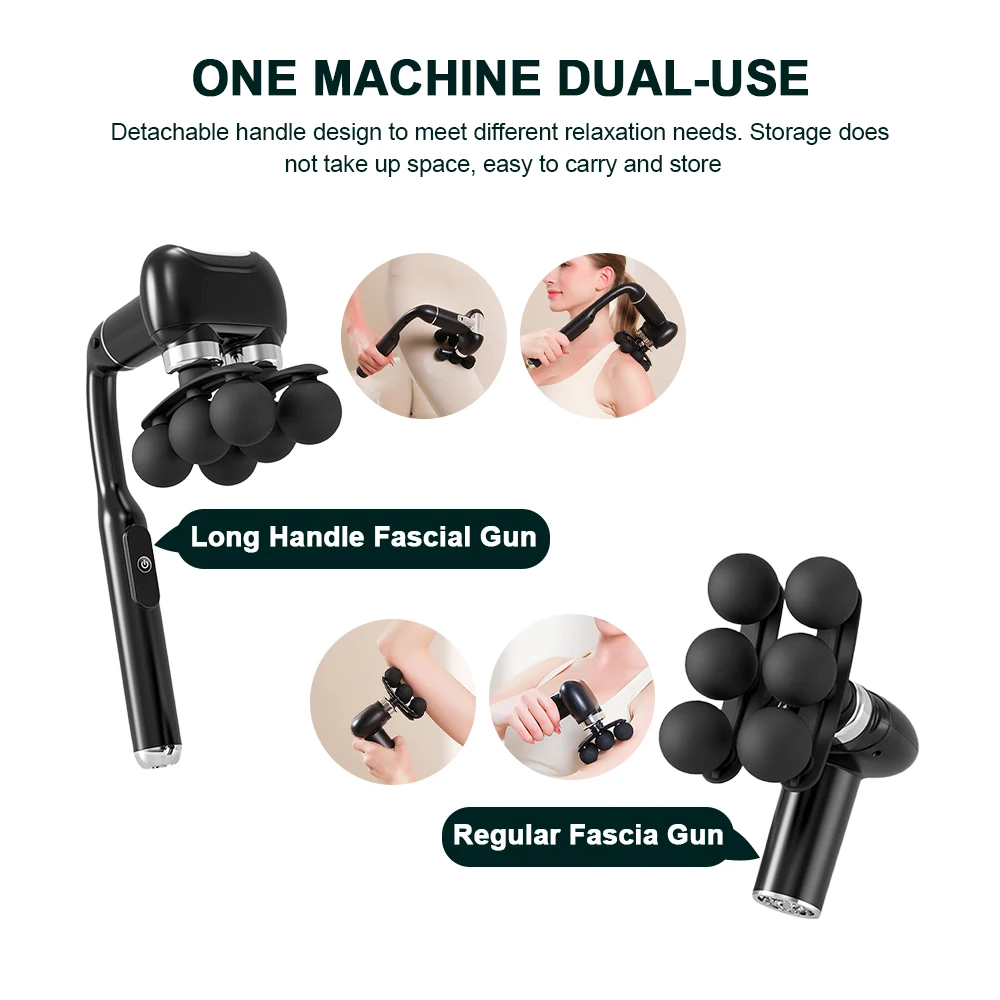 Electric Fascia Massage Gun – Deep Tissue & Full-Body Relaxation