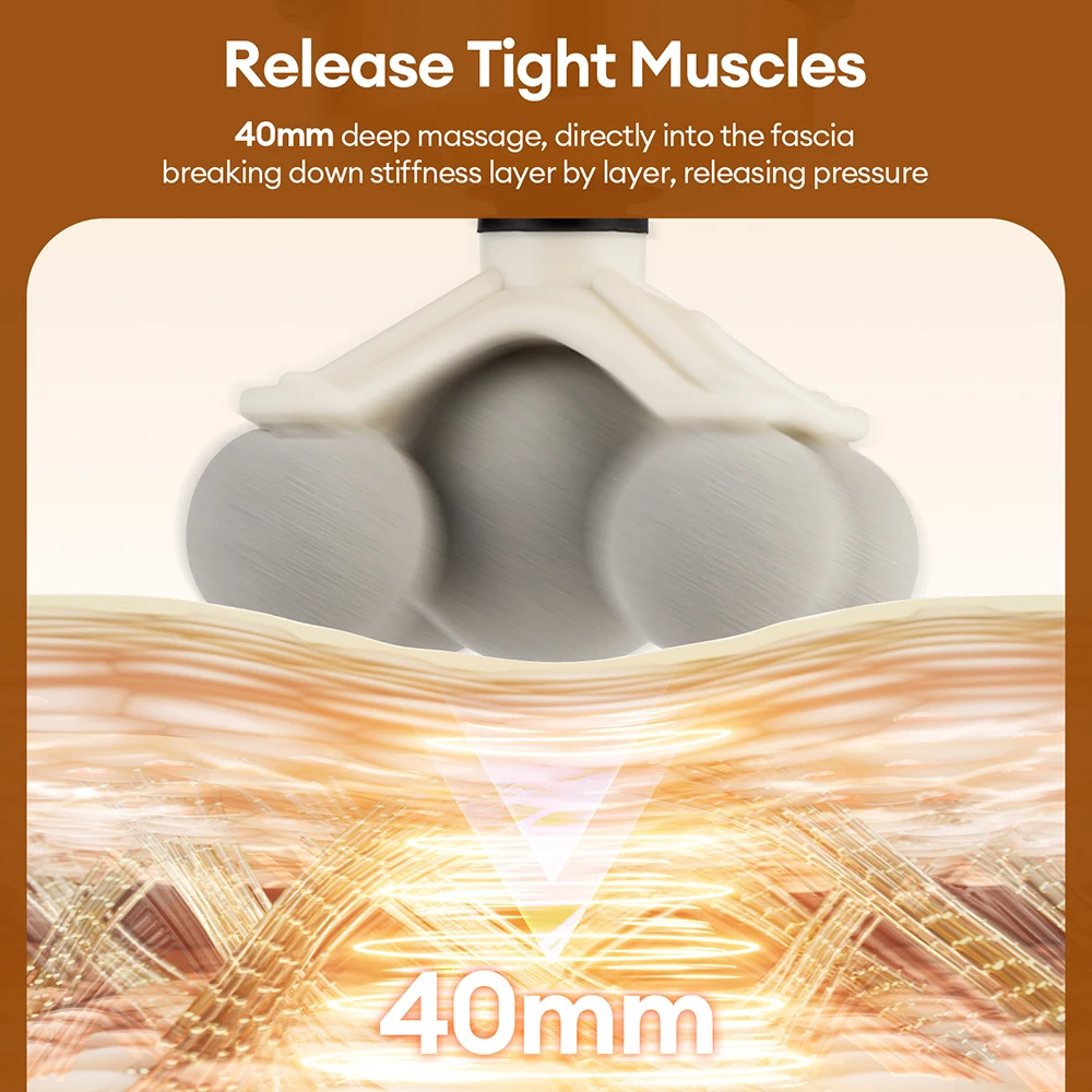 Deep Tissue Massage Gun – 10-Piece Massage Head Set