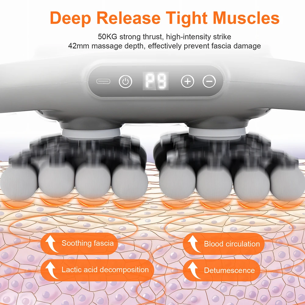 Multi-Area Electric Massage Roller – Full Body Relaxation