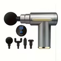Smart Deep Tissue Massage Gun – 4-Piece Massage Head Set
