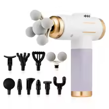 Deep Tissue Massage Gun – 10-Piece Massage Head Set