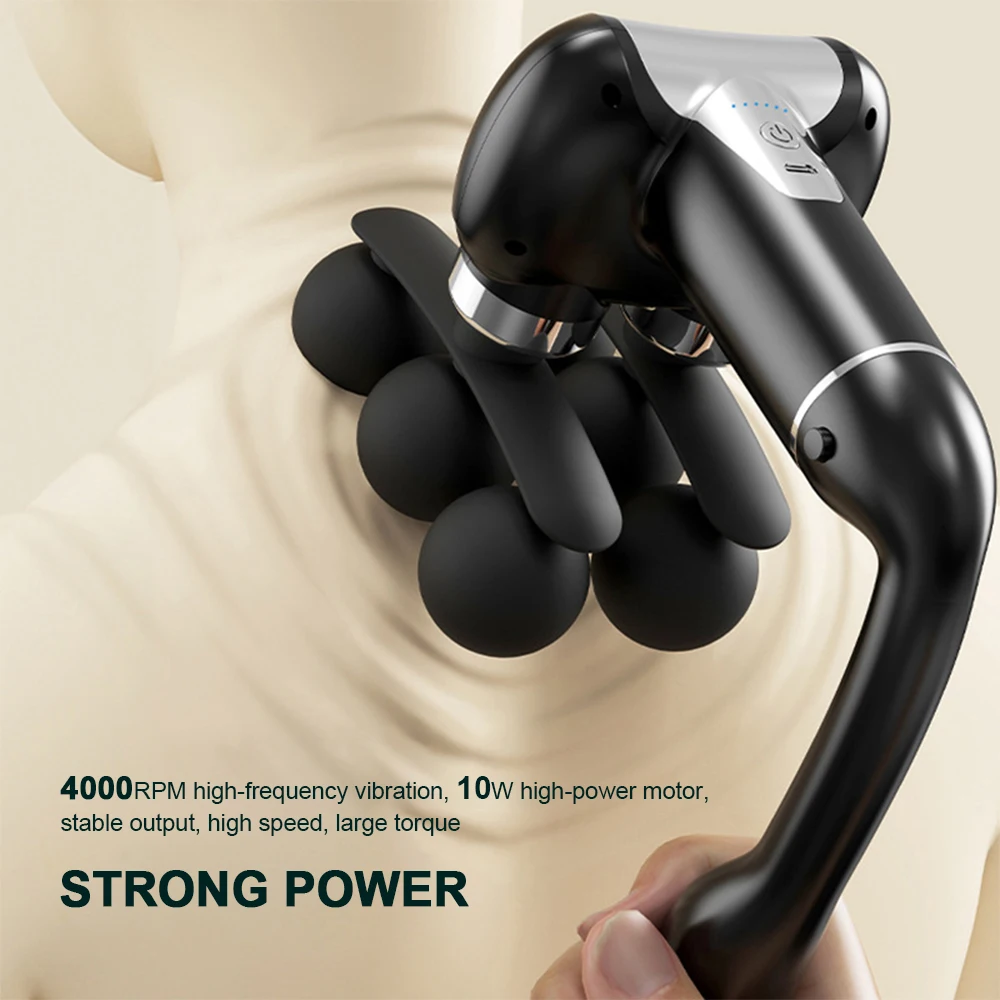 Electric Fascia Massage Gun – Deep Tissue & Full-Body Relaxation